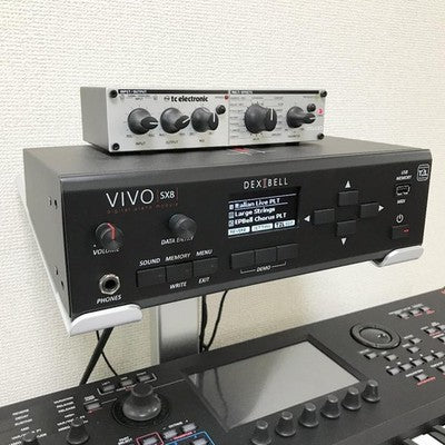 DEXIBELL VIVO SX8 SOUND MODULE ADVANCED T2L RACKMOUNT MINT WITH DX CP1 PEDAL BT
