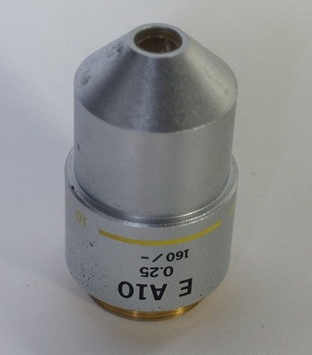 Olympus E Achromat 10x 0.25 Objective Lens 160/- For CH2 BH2 Used Excellent