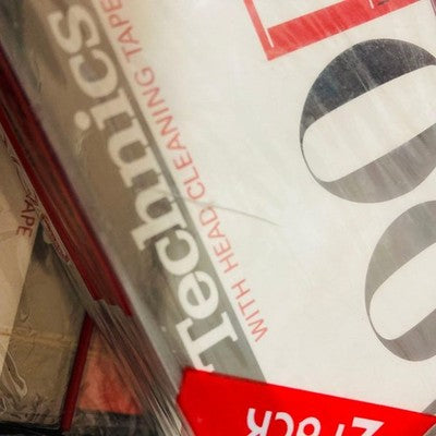 TECHNICS 90MIN CASSETTE TAPES 2 PACK X40 SET SEALED LOW NOISE RARE LOT