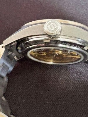 SEIKO PRESAGE SARJ003 SHARP EDGED SERIES NAVY 3 DAYS POWER RESERVE WATCH