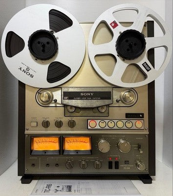 SONY TC-R6 OPEN REEL TAPE DECK 4 TRACK REEL TO REEL SERVICED WORKING
