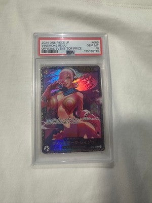 PSA10 VINSMOKE REIJU ONE PIECE CARD GAME EVENT TOP PRIZE MINT