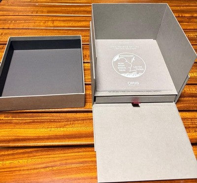 ORIS AQUIS SOURCE OF LIFE LIMITED EDITION BLUE DIAL AUTOMATIC WATCH BOX JP