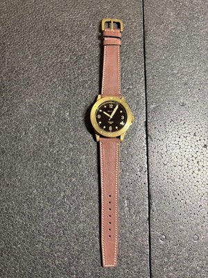 BALTIC AQUASCAPHE BRONZE AUTOMATIC DIVER 200M BLACK DIAL TROPIC RUBBER BOXED