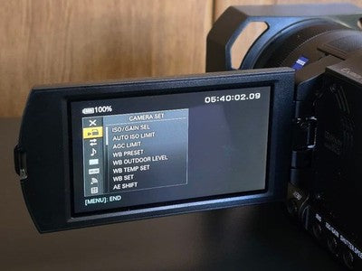 SONY FDR-AX700 4K UHD HANDYCAM VIDEO CAMERA INTL VERSION NO BOX WORKING