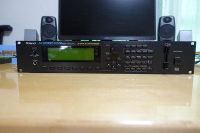 ROLAND JV-2080 SOUND MODULE W/ SR-JV80-98 EXPANSION TESTED WORKING FROM JAPAN