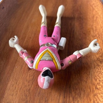 BANDAI FIVEMAN PINK CHOGOKIN FIGURE 12CM VINTAGE SUPER SENTAI ACTION TOY