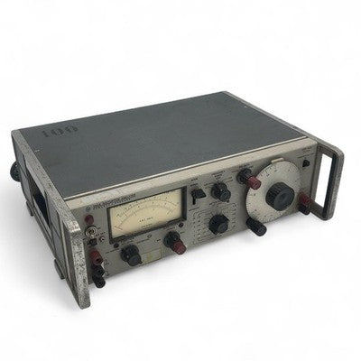 HP 334A DISTORTION ANALYZER AUDIO DISTORTION METER TESTED FOR POWER AS IS