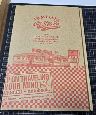 TRAVELER'S COMPANY TRAVELER'S NOTEBOOK DINER LIMITED EDITION CAMEL SET 2022