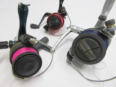 REEL SET OF 9 SPINNING REEL BAITCASTING REEL FISHING FOR PARTS NOT WORKING