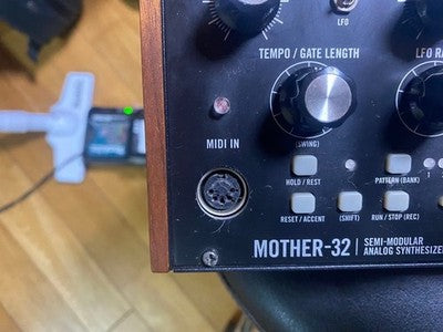 MOOG MOTHER-32 SEMI MODULAR ANALOG SYNTHESIZER USED  TESTED WORKING