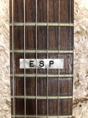ESP M-II DELUXE ELECTRIC GUITAR BLACK CUSTOM WIRING MODDED PICKUPS JAPAN MODEL