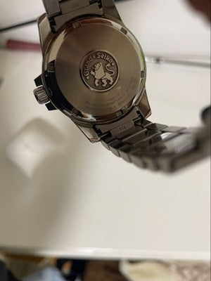SEIKO GRAND SEIKO AUTOMATIC MEN'S WRISTWATCH WHITE DIAL ROUND FACE JAPAN MADE