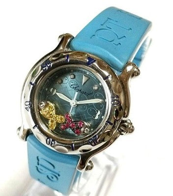CHOPARD HAPPY SPORT HAPPY FISH LADIES WATCH RUBBER STRAP SWISS MADE GOOD
