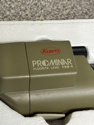 KOWA PROMINAR TSN-4 FIELD SCOPE WITH 20-60X ZOOM EYEPIECE 77MM LENS RARE