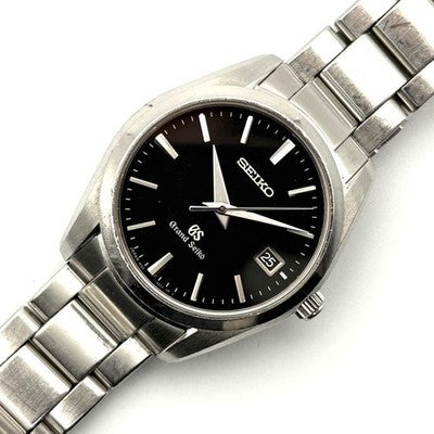 GRAND SEIKO SBGX061 9F62-0AB0 HERITAGE QUARTZ BLACK DIAL MEN'S WATCH JP