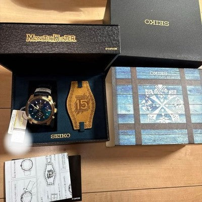 SEIKO SBPY156 MONSTER HUNTER 15TH ANNIVERSARY COLLAB LIMITED 1000 PCS WATCH NEW
