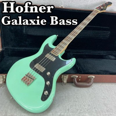 HOFNER KARL HOFNER HCT-GLXB-BL ELECTRIC BASS GUITAR SHORT SCALE HARD CASE USED