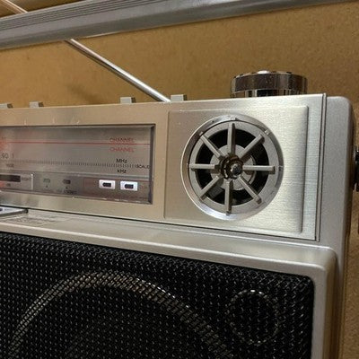 SONY CFS-V3 ZILBAP MX VINTAGE BOOMBOX CASSETTE RADIO SERVICED TESTED WITH KIT