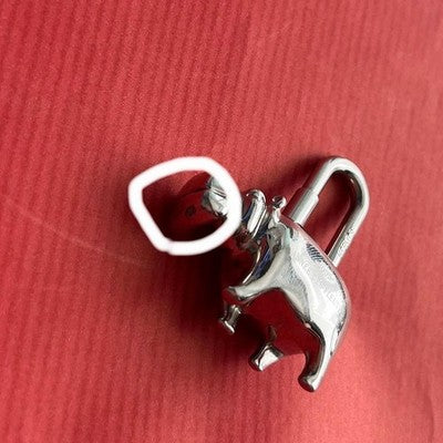HERMES 2005 ANNEE DES FLEUVES HIPPOPOTAMUS CADENA CHARM CABAS LIMITED RARE