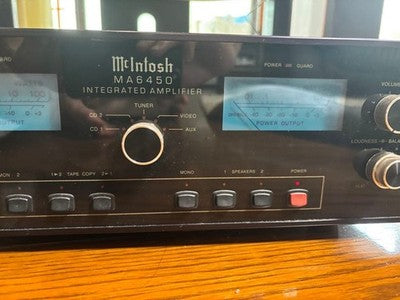 MCINTOSH MA6450 INTEGRATED AMPLIFIER STEREO AMP VINTAGE HIGH END AUDIO TESTED