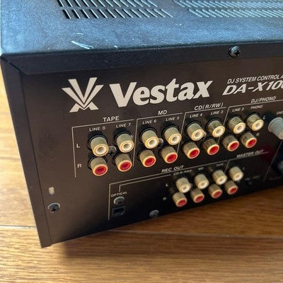 VESTAX DA-X1000 DJ AMPLIFIER SYSTEM CONTROLLER TESTED W/ POWER CABLE JAPAN
