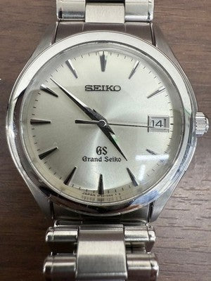 SEIKO SBGX005 GRAND SEIKO MEN'S WRISTWATCH ROUND FACE JAPAN MADE DIAL BLACK