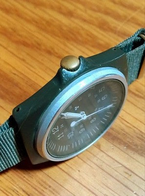 STOCKER & YALE SANDY 490 MILITARY WATCH, US MILITARY ISSUE, HAND-WOUND, MEN'S