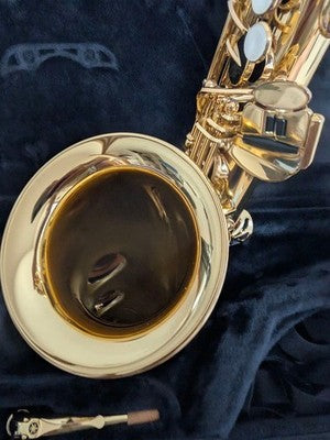 YAMAHA YAS-480 ALTO SAXOPHONE GOLD LACQUER W/CASE SERVICED EXCELLENT JAPAN