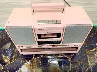 PANASONIC SG-J500 STEREO RADIO CASSETTE RECORD PLAYER PINK RARE
