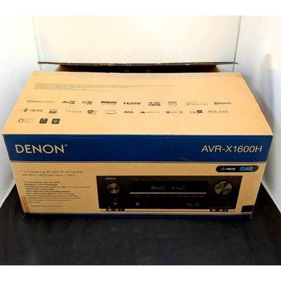 DENON HEOS AVR-X1600H AV AMPLIFIER 7.2CH DOLBY ATMOS SURROUND RECEIVER AS IS