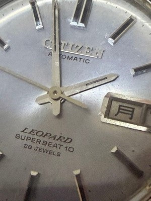 CITIZEN LEOPARD SUPER BEAT 10 28J AUTOMATIC WRISTWATCH VINTAGE JAPAN
