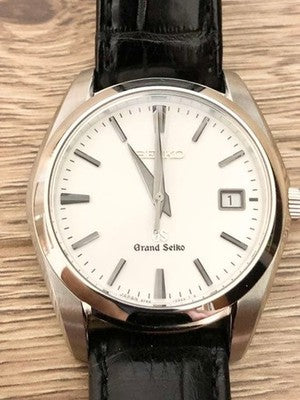 SEIKO SBGX095 GRAND SEIKO QUARTZ MEN'S WRISTWATCH ROUND FACE JAPAN MADE