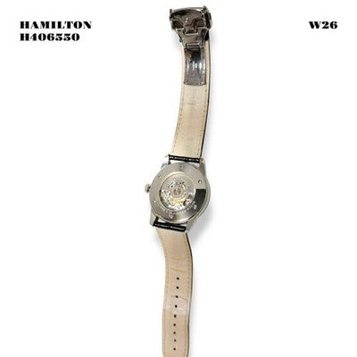 HAMILTON AMERICAN CLASSIC RAILROAD H406550 AUTOMATIC SKELETON DIAL WATCH