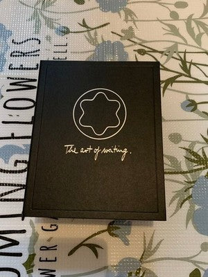 Montblanc Meisterstück Fountain Pen 14K 4810 Black Used /w Box Engraved