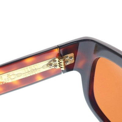 JACQUES MARIE MAGE DONOVAN SQUARE SUNGLASSES BROWN/RED JMMDO-5N 54□26