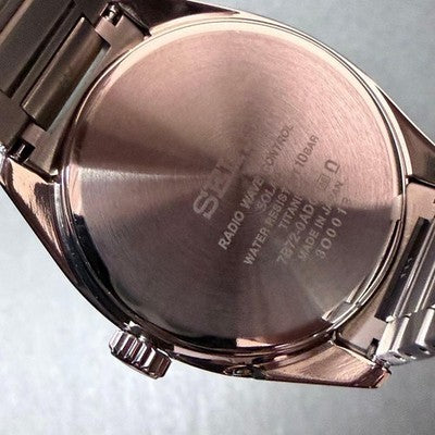SEIKO ASTRON SBXY031 TITANIUM SOLAR RADIO CONTROLLED BLUE DIAL WATCH BOX SET