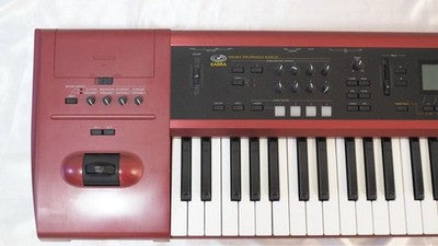 KORG KARMA MUSIC WORKSTATION SYNTHESIZER WITH HARD CASE FOR PARTS OR REPAIR
