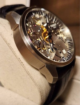TISSOT T COMPLICATION SQUELETTE HAND WIND SKELETON DIAL MEN WATCH 43MM SWISS