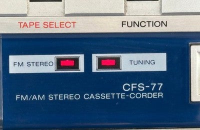 SONY CFS-77 BLUETOOTH RADIO CASSETTE BOOMBOX MAINTAINED TESTED VINTAGE JAPAN