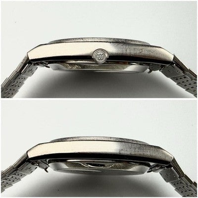 SEIKO GRAND QUARTZ 9943-7000 TWIN QUARTZ LINEN DIAL DAYDATE MEN WATCH VINTAGE