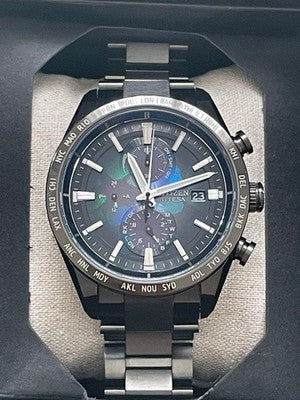 CITIZEN ATTESA AT8286-65E ECO-DRIVE RADIO SOLAR SUPER TITANIUM WATCH BOXED