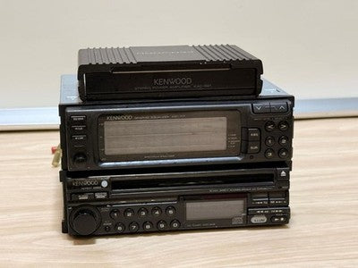 KENWOOD KDC-909 KGC-717 KAC-521 CAR AUDIO DECK CHANGER AMP SET WORKING