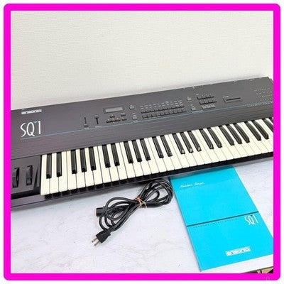 ENSONIQ SQ-1 61-KEY DIGITAL SYNTHESIZER WORKSTATION W/ MANUAL & POWER CABLE
