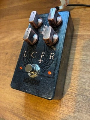KHDK LCFR HI-GAIN OVERDRIVE BOOSTER - RARE ACID PAINT LIMITED EDITION
