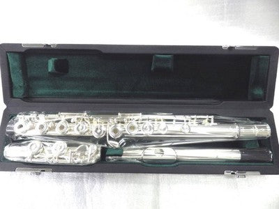 PEARL FLUTE PF-665RE SILVER HEAD JOINT WITH RING KEYS, E MECHANISM MINT