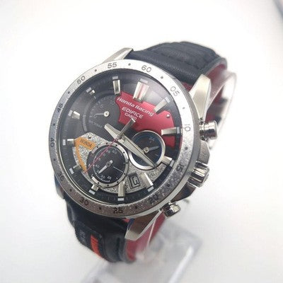 CASIO EDIFICE HONDA RACING LIMITED EDITION EQS-930HR SOLAR MEN CHRONO  AS IS