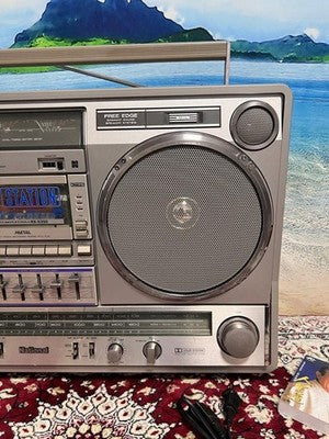 NATIONAL RX-5350 VINTAGE LARGE BOOMBOX GHETTO BLASTER CASSETTE RADIO SERVICED
