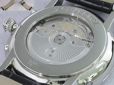 JAQUET DROZ ECLIPSE SILVER J012630240 BLACK 43MM SS AUTOMATIC WRISTWATCH USED