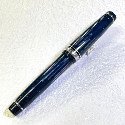 Sailor Fountain Pen Pro Gear Blue Laden Lacquerware Naginata Sharpening 21K NM